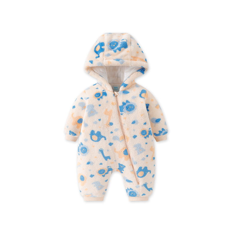 goodbaby冬珊瑚绒婴儿衣服连体衣 好孩子童装旗舰连身衣/爬服/哈衣
