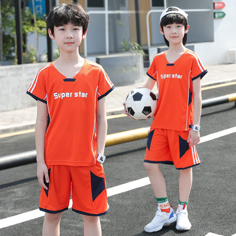 男童夏装2020新款儿童运动夏天球衣 天天童心乐套装