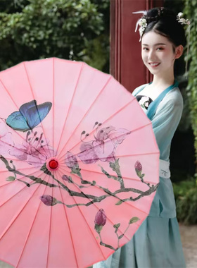 关关雎鸠伞雨涧春行图伞人间烟火