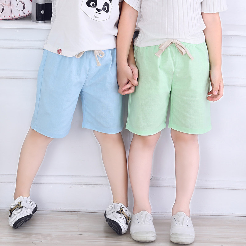儿童短裤夏季宝宝夏装童装子打底裤 蜜羊羊裤子