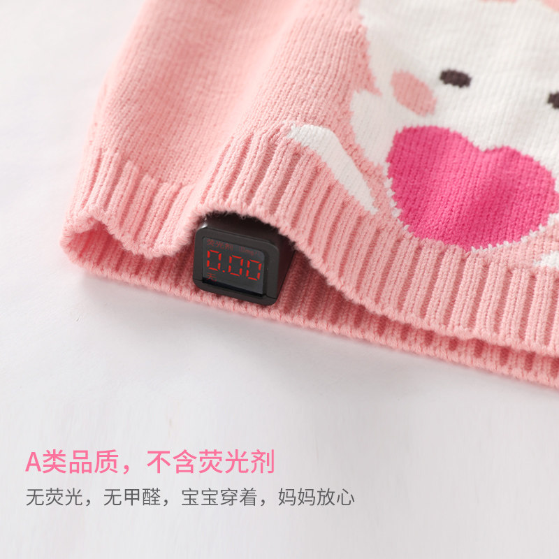 新生儿婴儿衣服秋冬装套装保暖毛衣 米巴布套装