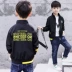 Áo khoác bé trai mùa xuân 2019 mới to boy phiên bản Hàn Quốc áo khoác trẻ em mùa xuân và mùa thu đồng phục bóng chày quần áo thể thao giản dị - Áo khoác áo khoác jean mềm chống nắng cho bé Áo khoác