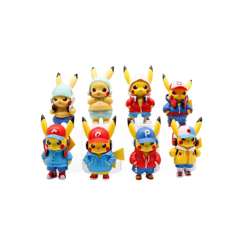 Music Bika Cartoon Doll Fashionable Elf Cute Scenery Car Chassis Claw Machine Model