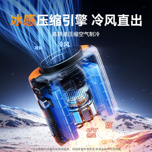 Висящая талия вентилятор Портативный портативная талия артефакт на открытом воздухе