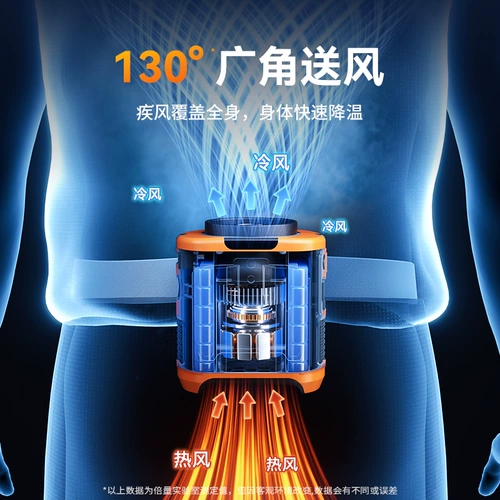 Висящая талия вентилятор Портативный портативная талия артефакт на открытом воздухе