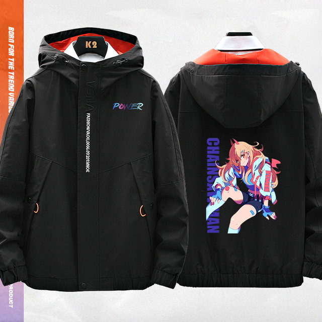 Chainsaw Man Pava Japanese Animation Chainsaw Man Jacket