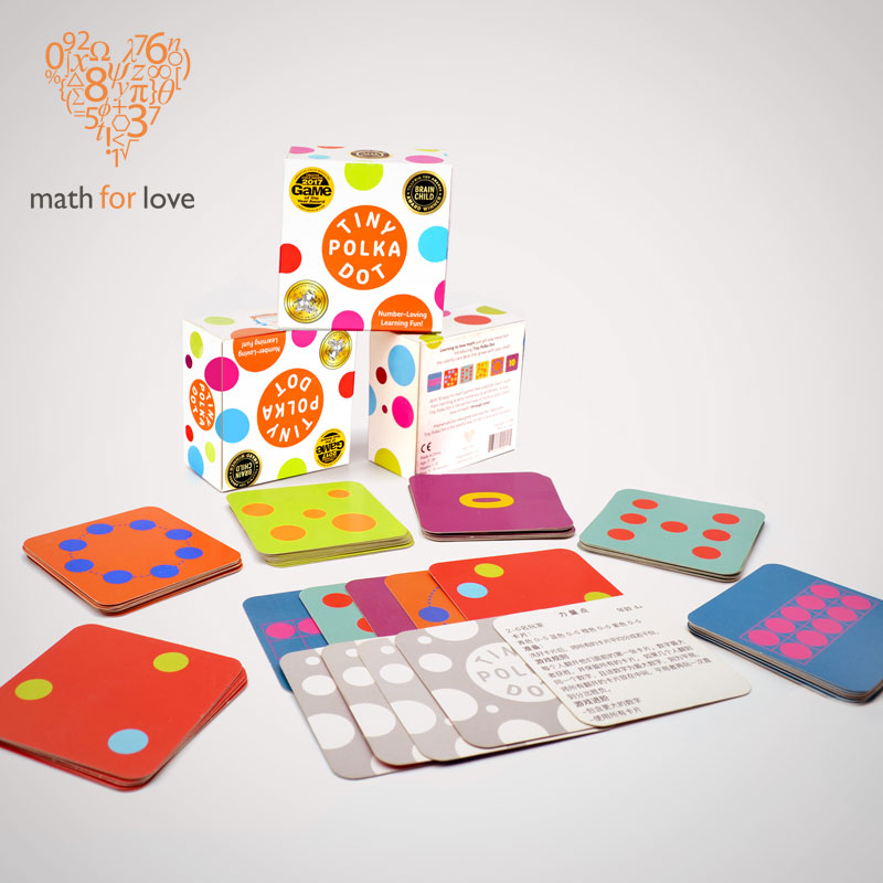 美国mathforlove儿童益智圆点卡数学逻辑思维tinypolkadot桌游 - 图2