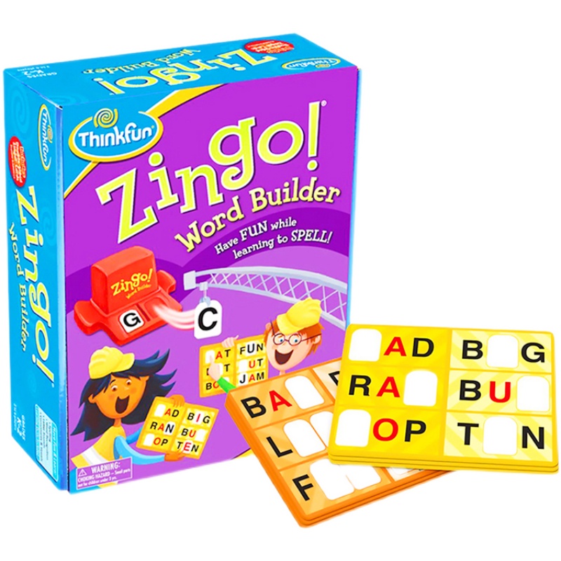美国 ThinkFun眼明手快串字乐Zingo Word Builder儿童益智玩具-图3