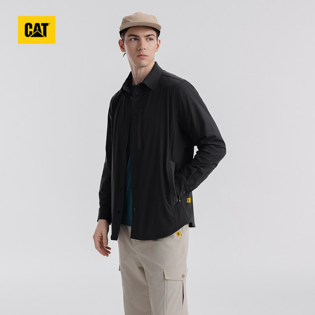 CAT Carter spring men's workwear outdoors wind-absorbent drying quick-sleeved shirt jacket jacket ເຄື່ອງນຸ່ງແຫ້ງໄວ