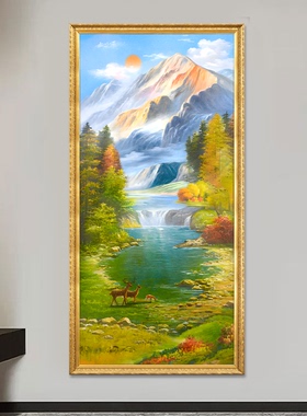 客厅墙贴油画壁画自粘