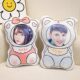 Diy custom pillow cushion doll humanoid doll ແຟນແລະແຟນຮູບທີ່ແທ້ຈິງໃບຫນ້າ doll ຂອງຂວັນວັນເກີດ