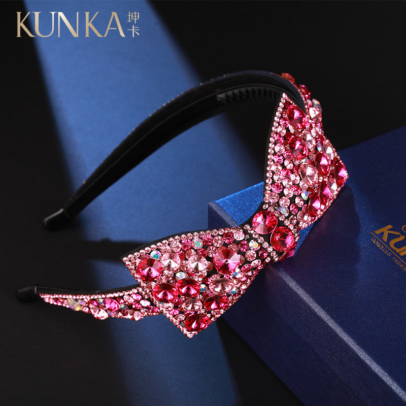 施华奥钻女百搭碎发神器刘海发箍 坤卡发饰