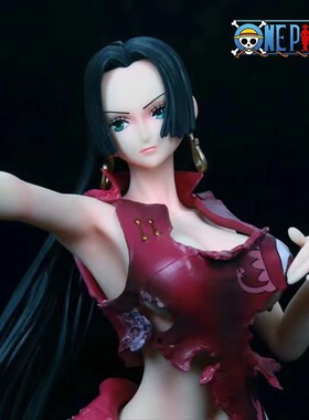 海贼发光女帝汉库克爆衣九蛇姬美少女场景GK模型摆件手办批发