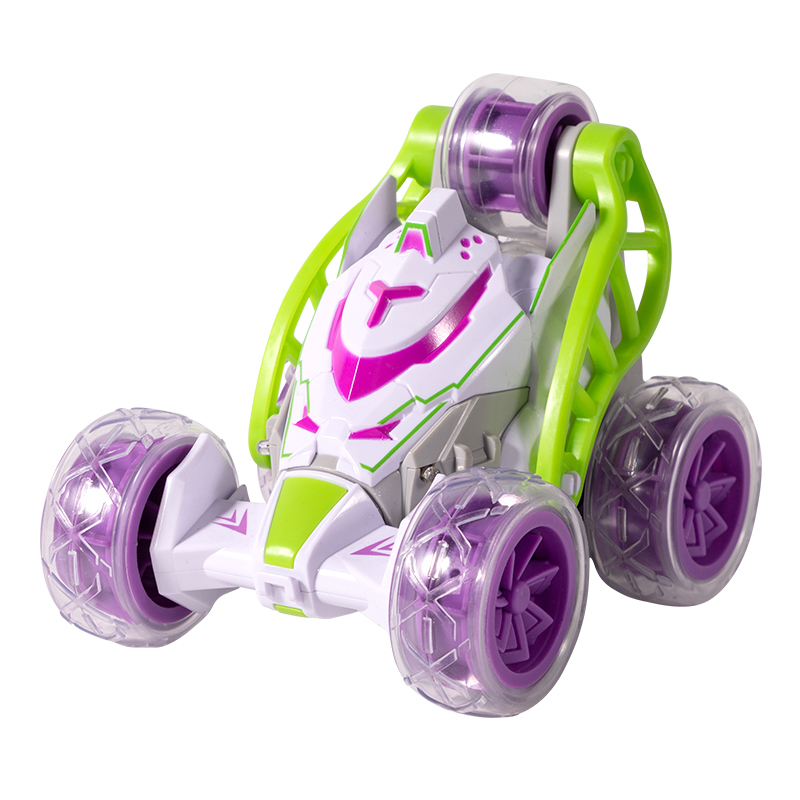 儿童玩具男孩遥控汽车机甲喷雾翻滚特技车男童翻斗充电动越野赛车