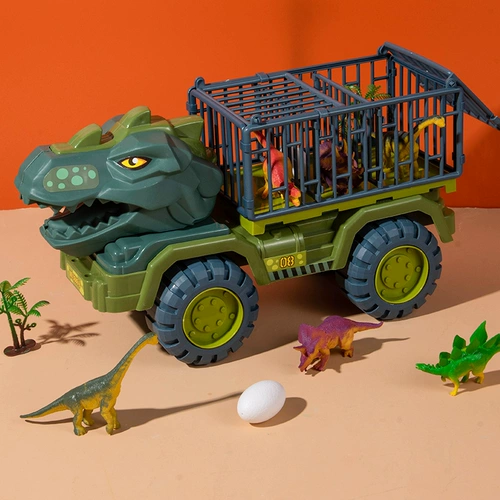 Детский динозавр, игрушечная машина для мальчиков, большой комплект, экскаватор, 3 лет