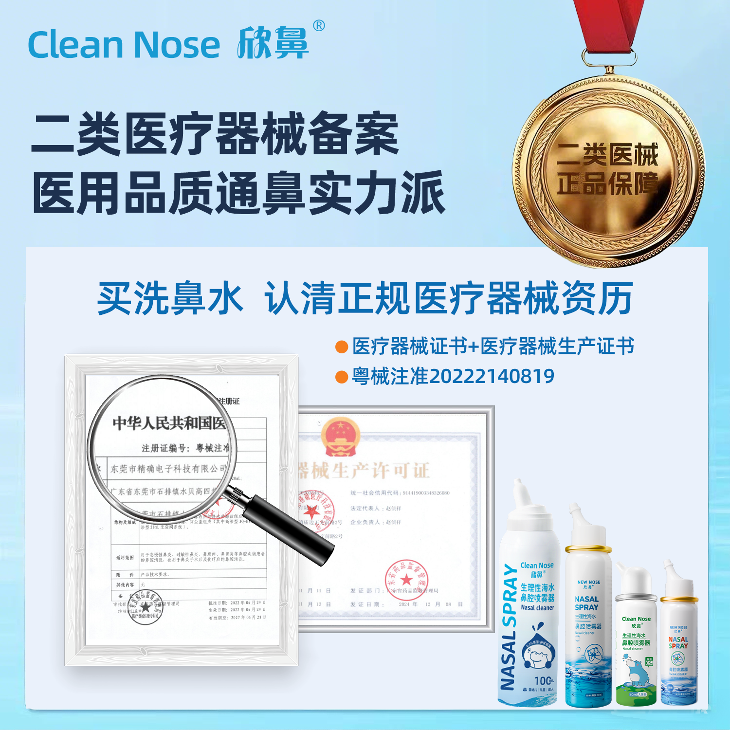 生理盐水鼻腔喷雾婴幼儿洗鼻器过敏性鼻炎鼻窦炎儿童海盐水鼻喷剂 - 图3