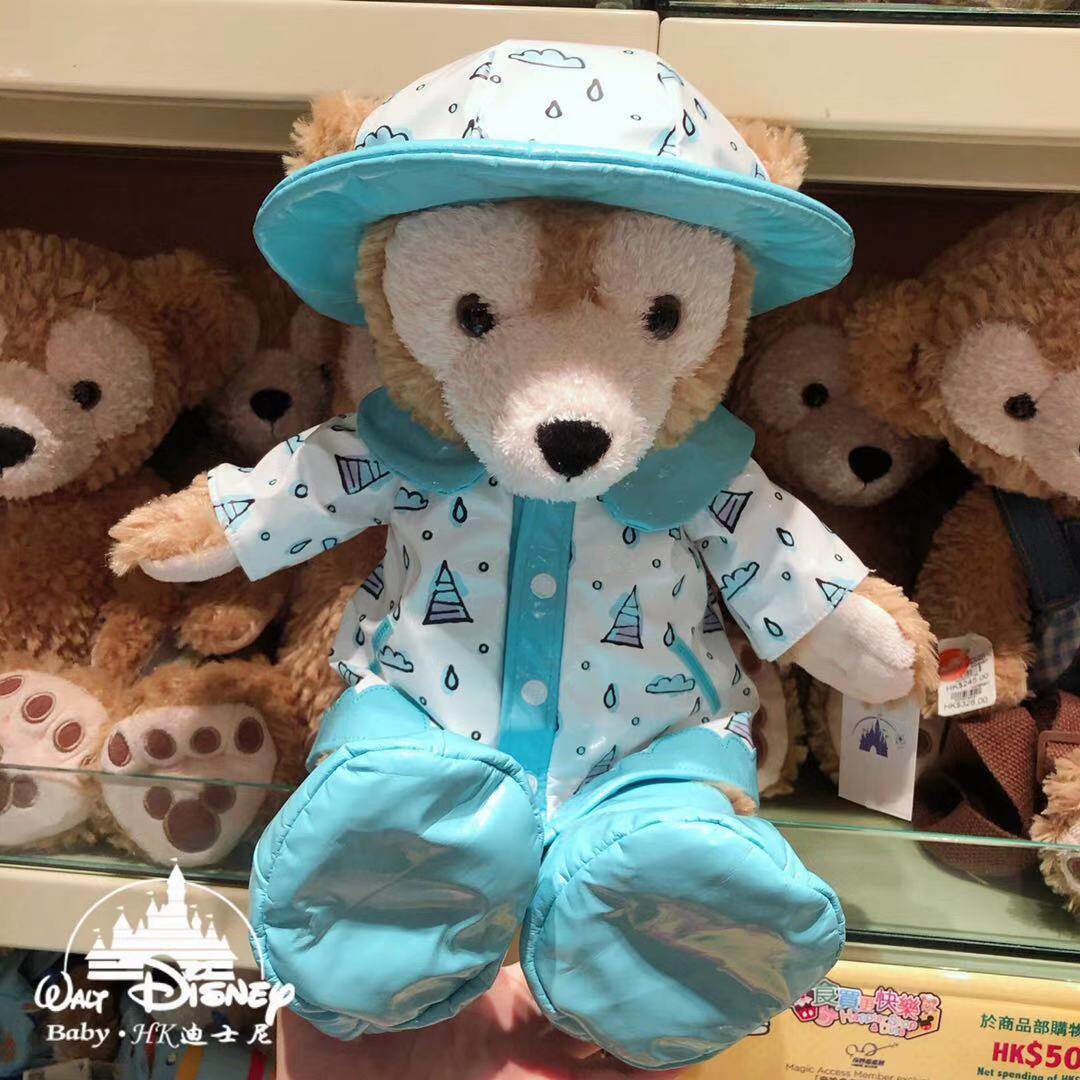 香港迪士尼星黛露shelliemaycookie多尼duffy公仔衣服雨衣装熊衣 去搜网