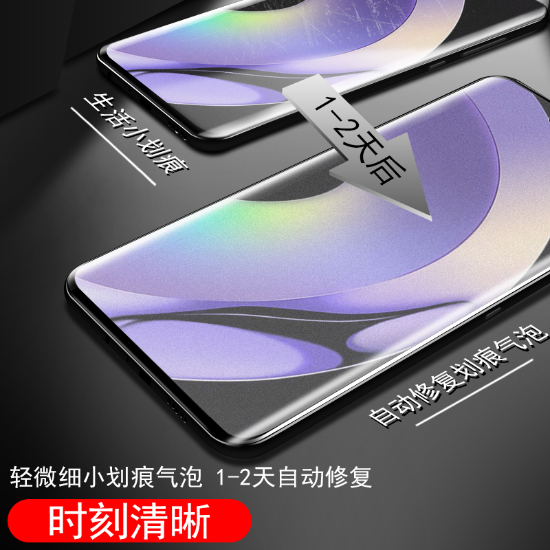 realme10pro+手机膜relame10pr0磨砂oppo真我1opro十水凝opporealme屏reaime钢化软膜realmepro10p保护水泥模-图1