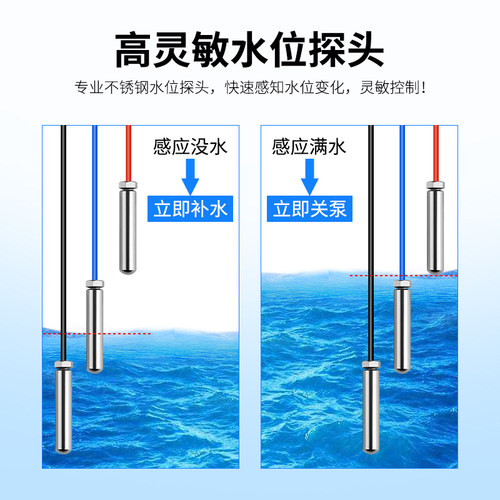 水位传感器探头不锈钢水箱水塔水池液位感应抽水机水泵全自动控制 - 图1