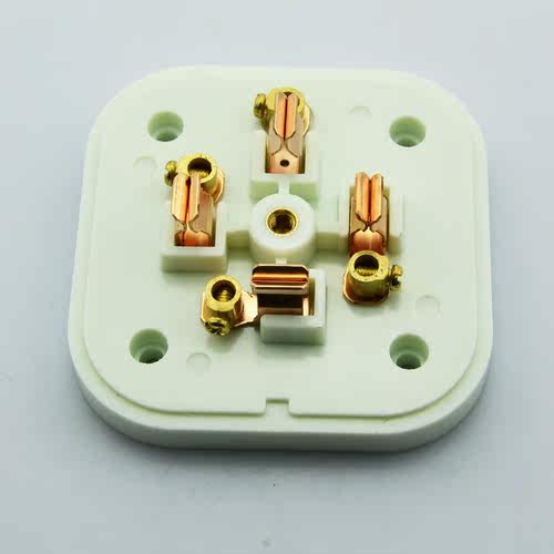 明装 380V 25A 16A 三相四线大功率扁四插插头 工业电源插头插座 - 图3