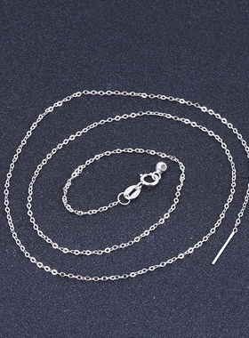 s925纯银十字链万能链硅胶圆珠链