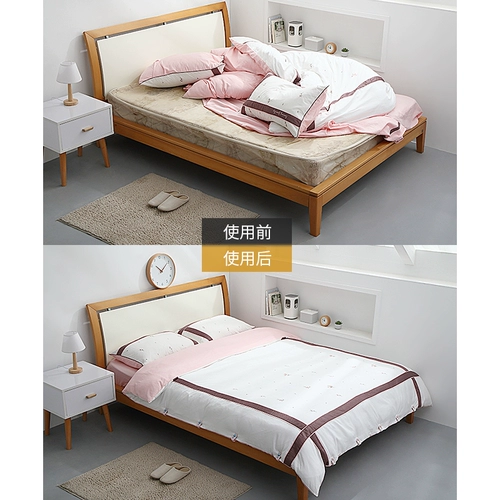 Простыня, безопасный невидимый пододеяльник, нескользящое одеяло, фиксаторы в комплекте, противоскользящая пряжка