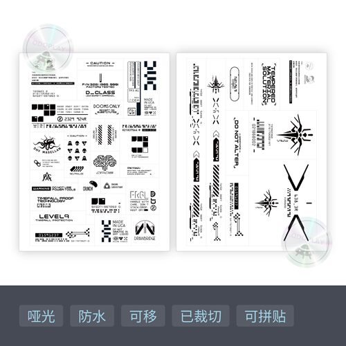 死亡搁浅2周边贴纸 快递员玩具送货科幻风格防水小岛秀夫赛博朋克 - 图1
