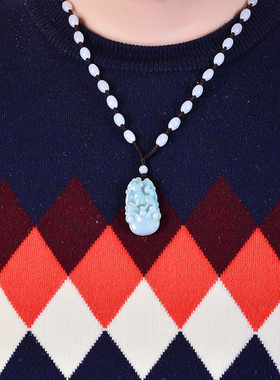 属相本命年玉坠儿童生肖牛