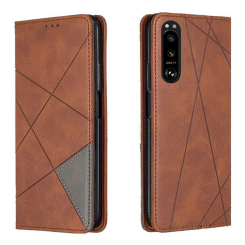 适用索尼Xperia5II翻盖皮套插卡Xperia5iii全包第一二三代外壳XQ-AS72保护套J9210男女J8210新款J8270手机壳 - 图0