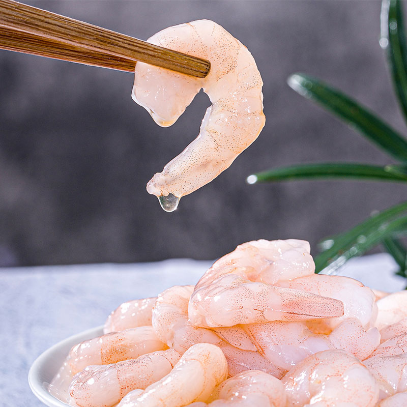 小牛凯西旗舰店小牛凯西虾仁鲜冻大虾仁冷冻新鲜包邮去虾线青虾仁特级海鲜水产品3