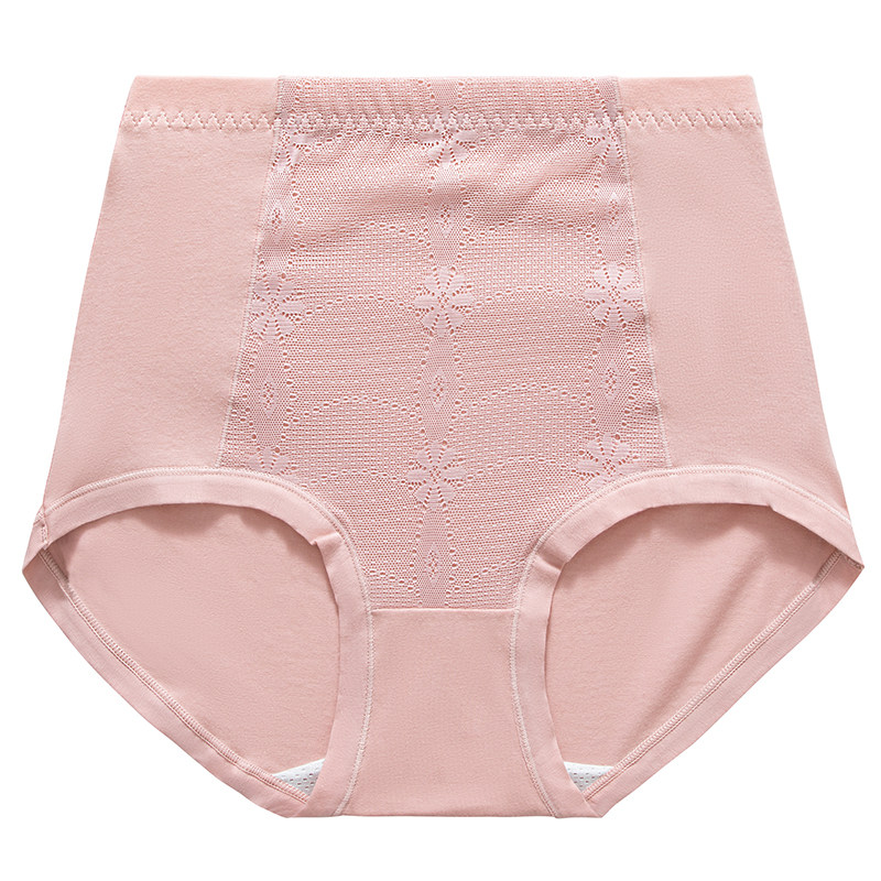内裤女纯棉高腰红色蕾丝收腹提臀透气舒适妈妈三角短裤头新款大码,淘宝优惠券,粉丝福利购,淘宝优惠卷