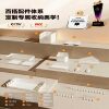 White stainless steel punch-free magnetic hole board rack