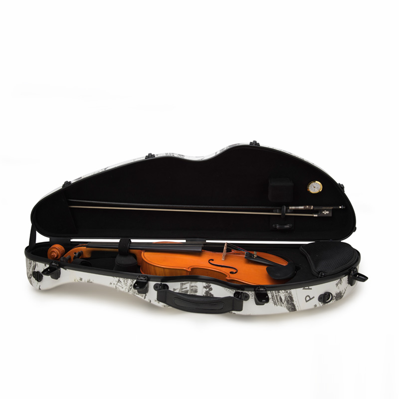小提琴琴盒 VB46-44半圆埃菲尔铁塔琴盒轻便易携带 4/4尺寸-图2
