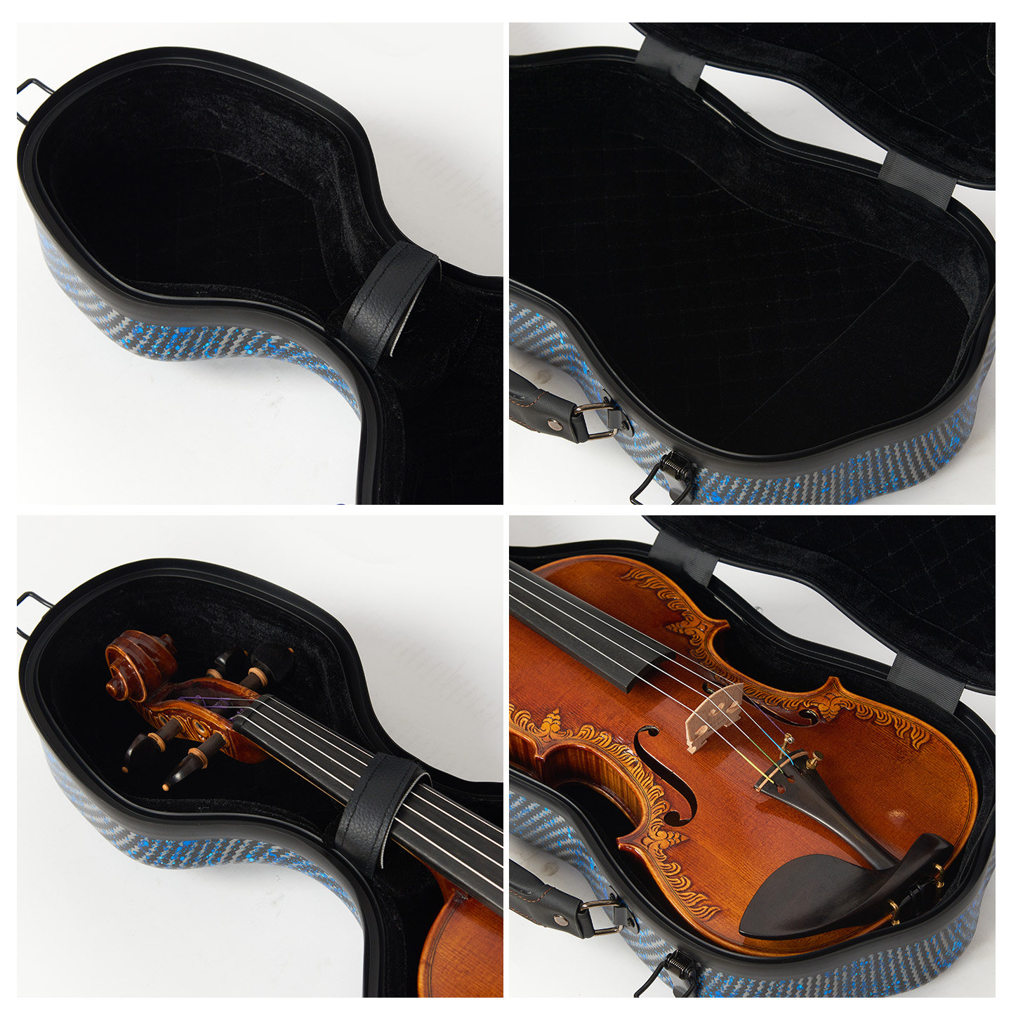 CHRISTINA克莉丝蒂娜 琴形PC轻便防水耐磨抗摔小提琴琴盒小巧轻便,淘宝优惠券,粉丝福利购,淘宝优惠卷