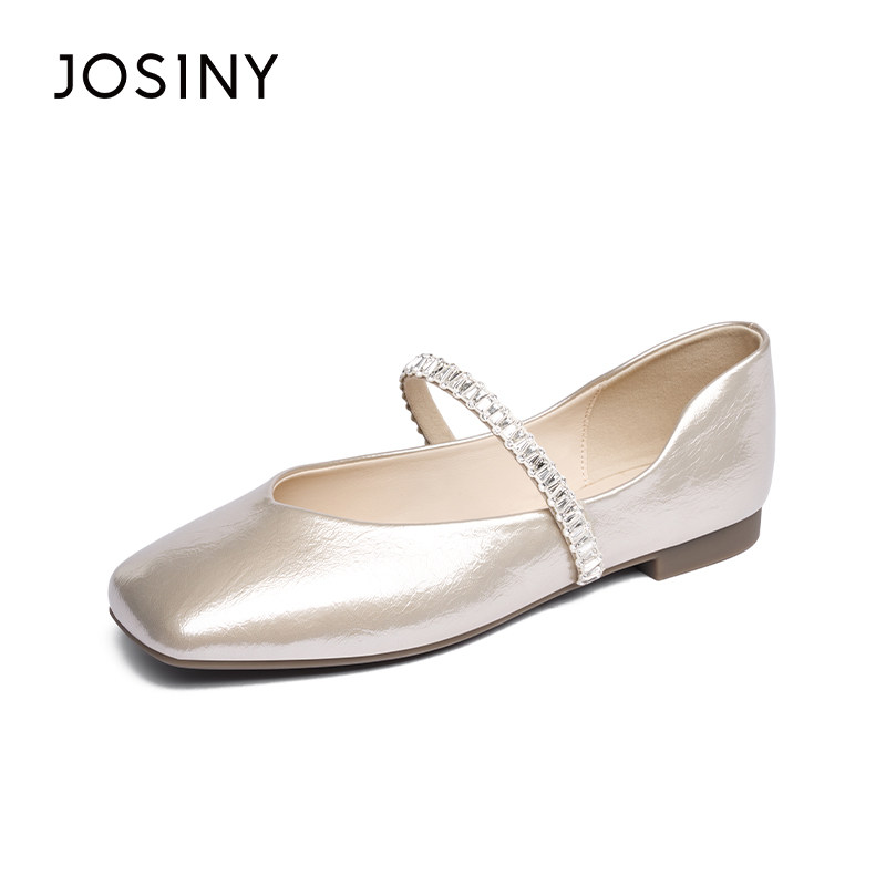 卓诗尼2026春上新时尚百搭平底一字带玛丽珍鞋女配裙子,淘宝优惠券,粉丝福利购,淘宝优惠卷