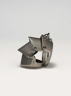 西太后铠甲四节戒指可活动