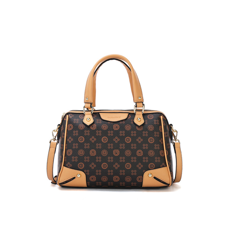 dubaolu /都宝路手提老花波士顿包 dubaolu锋宁女士包袋