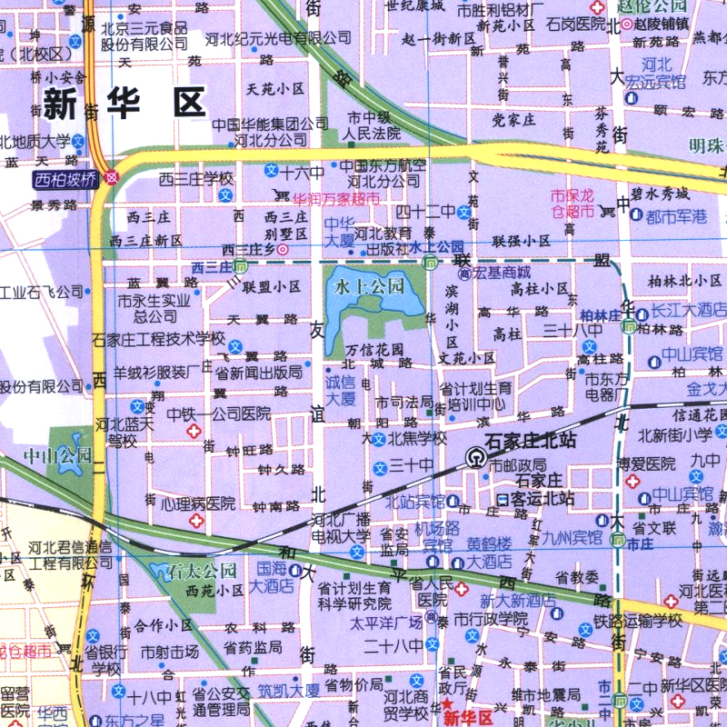 【2024版】河北省交通旅游图公路交通详图旅游线路速览石家庄唐山秦皇岛邯郸承德地市城区街道图北斗地图-图1