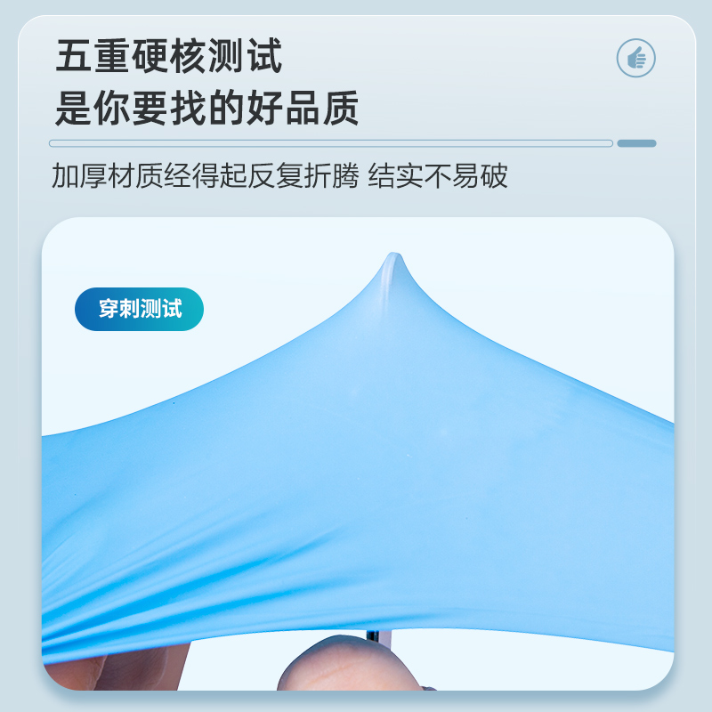 一次性医用丁腈丁晴橡胶无菌手术外科检查乳胶医疗胶手套耐用防护 - 图1