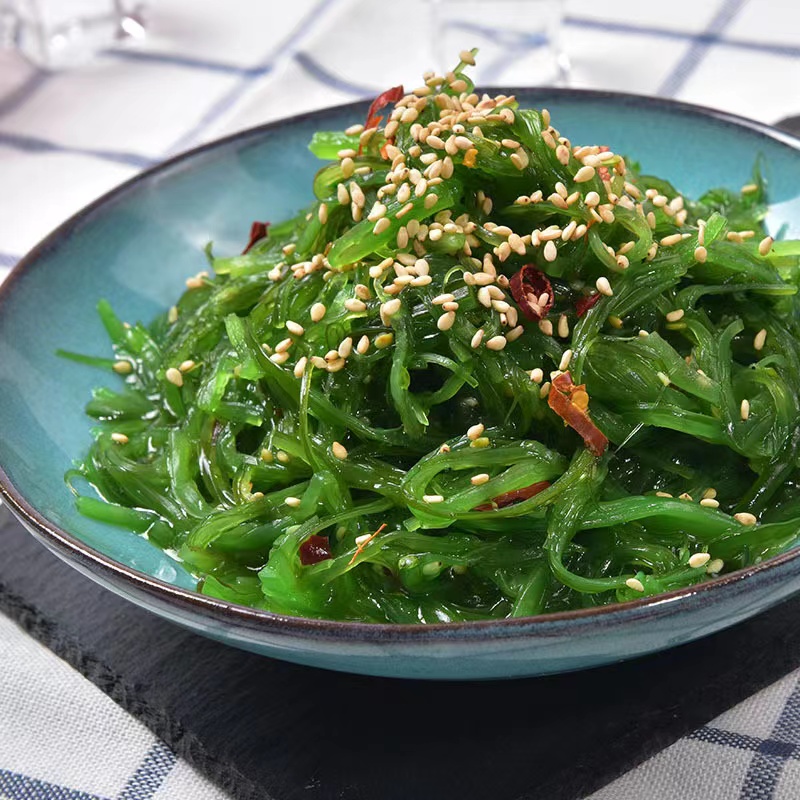 开袋即食海藻丝凉拌沙拉海草寿司酸甜裙带菜梗丝下饭菜海带丝商用-图2