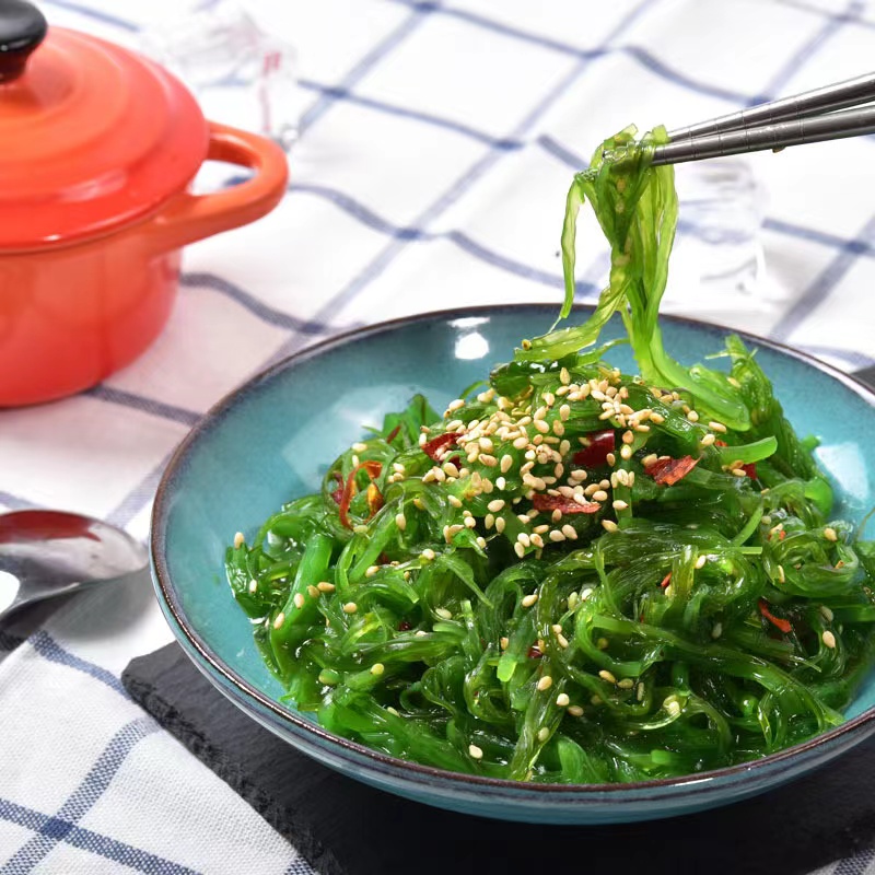 开袋即食海藻丝凉拌沙拉海草寿司酸甜裙带菜梗丝下饭菜海带丝商用 - 图1