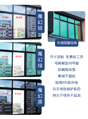 厨房窗户遮光防偷窥隐私玻璃贴膜