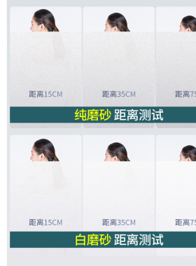 大小透光不透明防窥洗手间静电