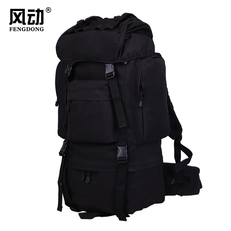 行军男战术大背包迷彩大容量登山包 风动双肩背包