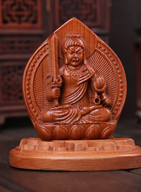 守护神摆件木雕车饰平安