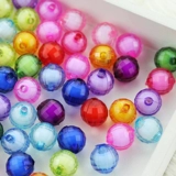 Браслет из бисера ручной работы, акриловые аксессуары, многоцветное детское ожерелье