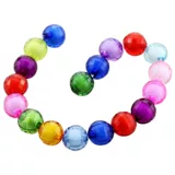 Браслет из бисера ручной работы, акриловые аксессуары, многоцветное детское ожерелье