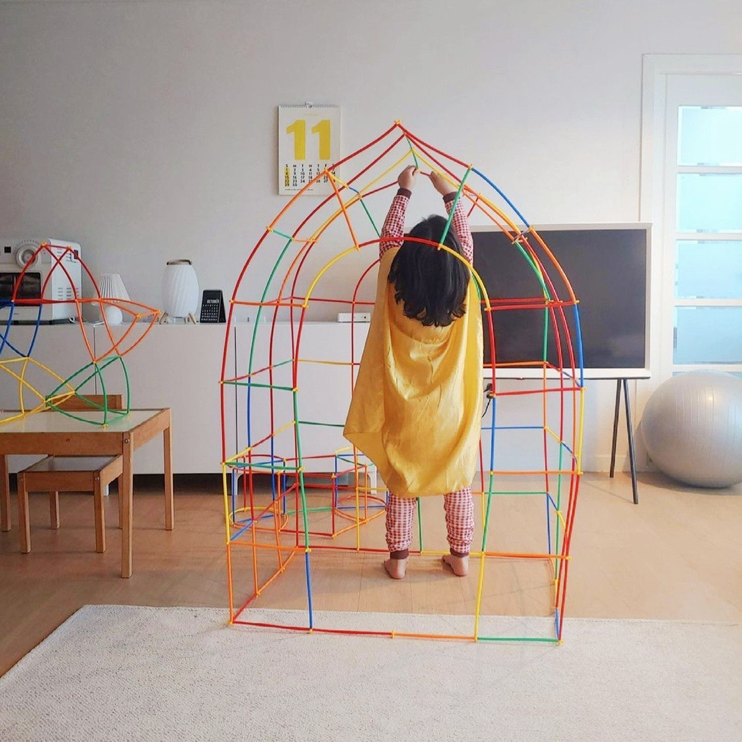 益趣软吸管魔法聪明棒构建diy积木 益趣玩具建构/拼插积木