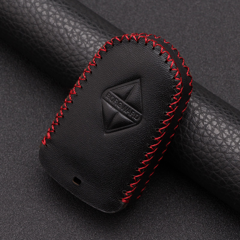 宝沃BX6 BX5 BX7 BXi7 BX3 汽车真皮钥匙包 专用宝沃遥控保护套扣 - 图1