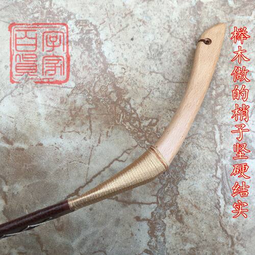 汉弓传统弓箭黑色手工制作传统反曲弓仿筋角弓成人运动公园休闲弓